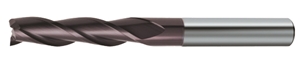 Immagine di Fresa in metallo duro standard TA1405, rivestita Nano TiAlN, elica 30°, serie extra lunga, 3 taglienti