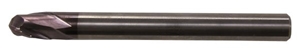 Immagine di Fresa in metallo duro ad alte prestazioni TA1433, rivestita Top TiAlN, elica 30°, sferica, 2 taglienti, gambo prolungato