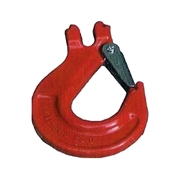 Immagine di Gancio sling tipo clevis, in acciaio legato grado 80, verniciato, certificato CE